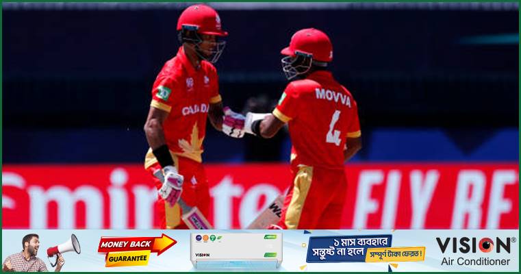 কার্টনের ব্যাটে চড়ে কানাডার পুঁজি ‘১৩৭’